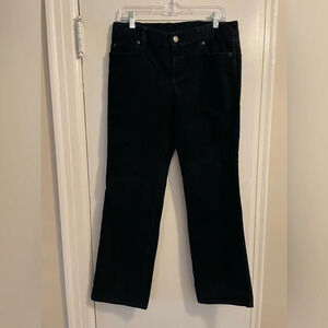J Crew Favorite Fit Corduroy Pants Dark Blue Size 6 Short